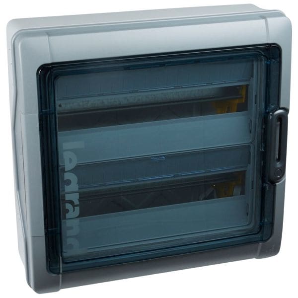 LEGRAND - Feuchtraumverteiler Plexo³, PV, Aufputz, IP65-IK09, 2-reihig, 36 Module