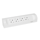 LEGRAND - Ecksteckdosenleiste 4x Steckdose, ohne Kabel Farbe: Ultraweiß