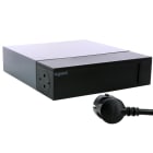 LEGRAND - TV Corner SDO-Leiste 4x Steckdose, 4x Eurostecker, SPD, 2m Kabel Farbe: Schwarz