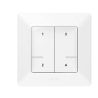 LEGRAND - Valena Life with Netatmo Szenentaster 4-fach, Farbe: Ultraweiß