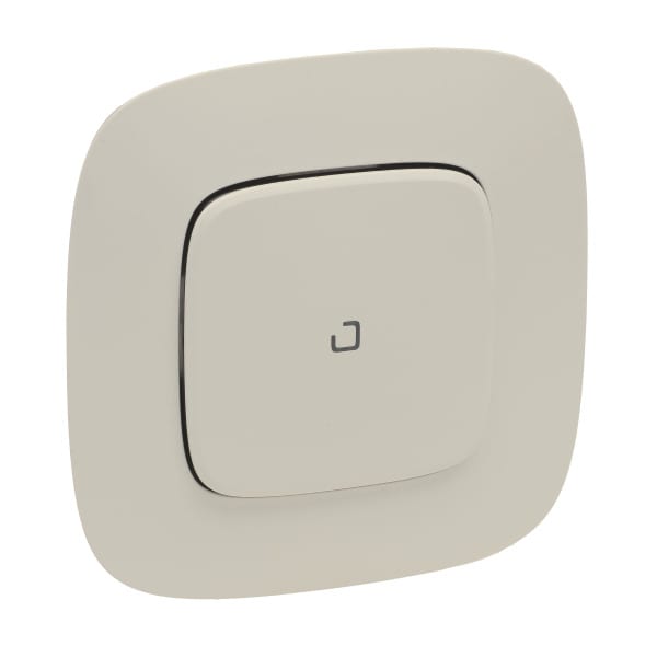 LEGRAND - Valena Allure with Netatmo Schalter/Dimmer mit Neutralleiter, Farbe: Mandelweiss