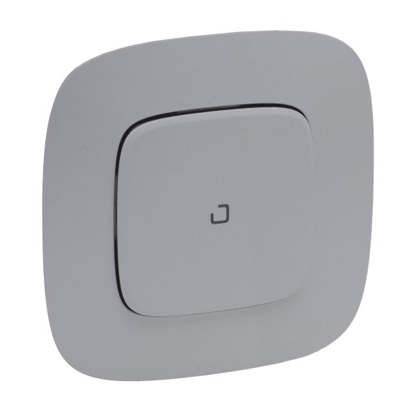 LEGRAND - Valena Allure with Netatmo Schalter/Dimmer mit Neutralleiter, Farbe: Aluminium