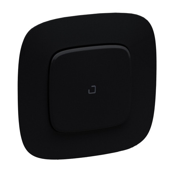 LEGRAND - Valena Allure with Netatmo Schalter/Dimmer mit Neutralleiter, Farbe: Schwarz