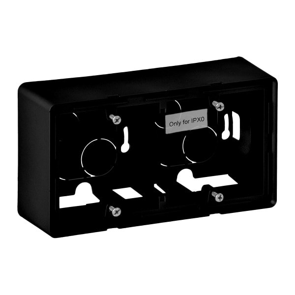LEGRAND - Valena Life Aufputz-Gehäuse 2-fach Farbe: Schwarz