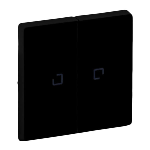 LEGRAND - Valena Life Wippe Serie beleuchtet Farbe: Schwarz