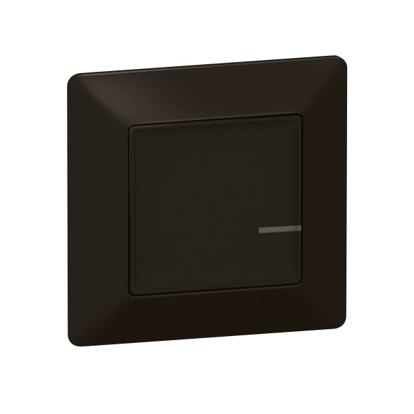 LEGRAND - Valena Life with Netatmo Wandsender 1-Fach, Farbe: Schwarz