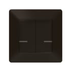 LEGRAND - Valena Life with Netatmo Wandsender 2-Fach, Farbe: Schwarz