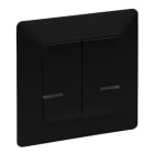 LEGRAND - Valena Life with Netatmo Serienschalter 2 x 250W pro Kanal Farbe: Schwarz
