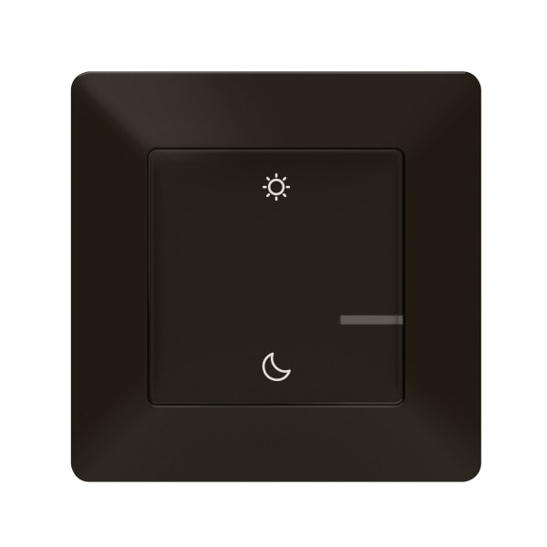 LEGRAND - Valena Life with Netatmo Szenentaster 2-Fach, Farbe: Schwarz