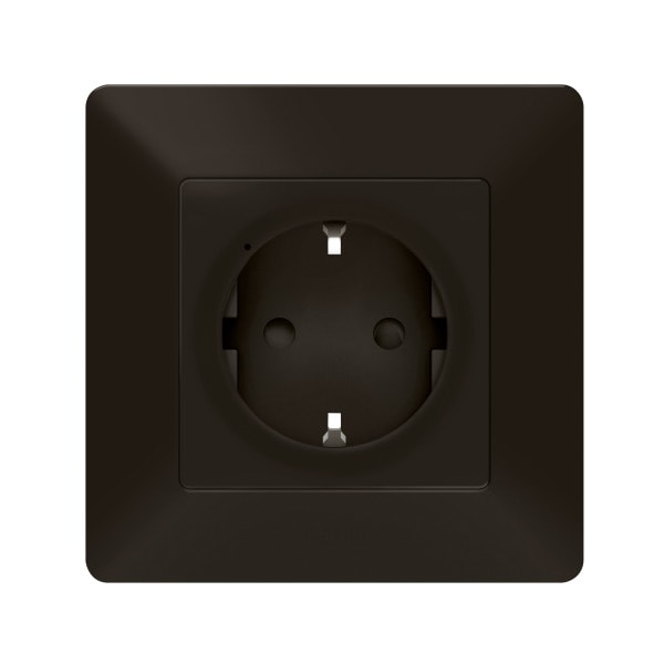 LEGRAND - Valena Life with Netatmo Schuko-Steckdose, Farbe: Schwarz