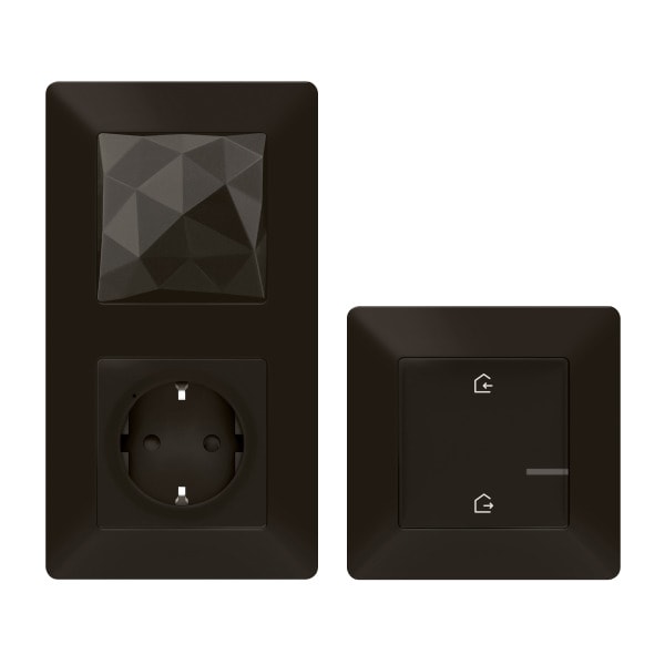 LEGRAND - Valena Life with Netatmo Starterpaket (Gateway + Master-Switch), Farbe Schwarz