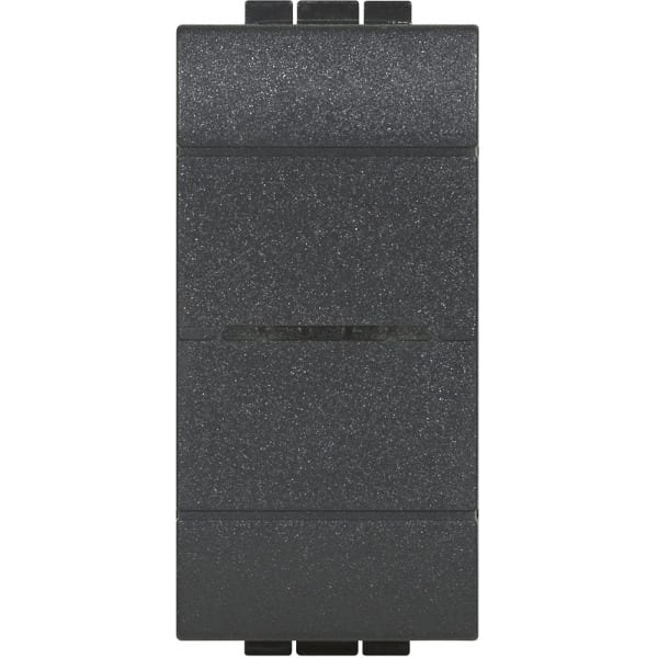 BTICINO - Vernetzter 3-Leiter Dimmer für LivingLight with Netatmo, Farbe: Antrhazit