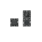 BTICINO - Gateway + Steckdose und Masterswitch LivingLight with Netatmo, Farbe: Anthrazit