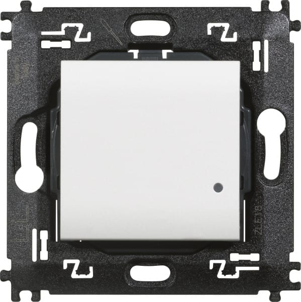 BTICINO - Drahtloser Wandsender 1-fach für LivingLight with Netatmo, Farbe: Weiß