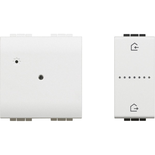 BTICINO - Gateway + 1-moduliger Masterswitch LivingLight with Netatmo, Farbe: Weiß
