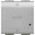 BTICINO - Rollladenschalter 2-modulig für LivingLight with Netatmo, Farbe: Tech