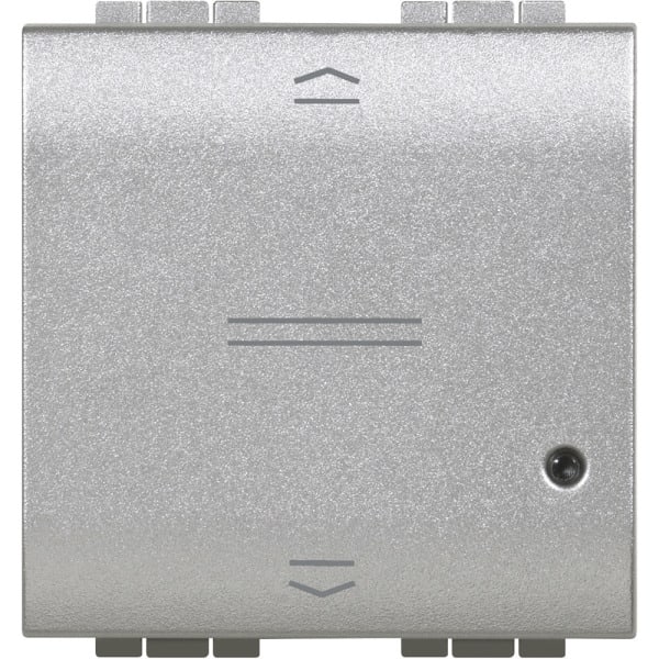 BTICINO - Rollladenschalter 2-modulig für LivingLight with Netatmo, Farbe: Tech