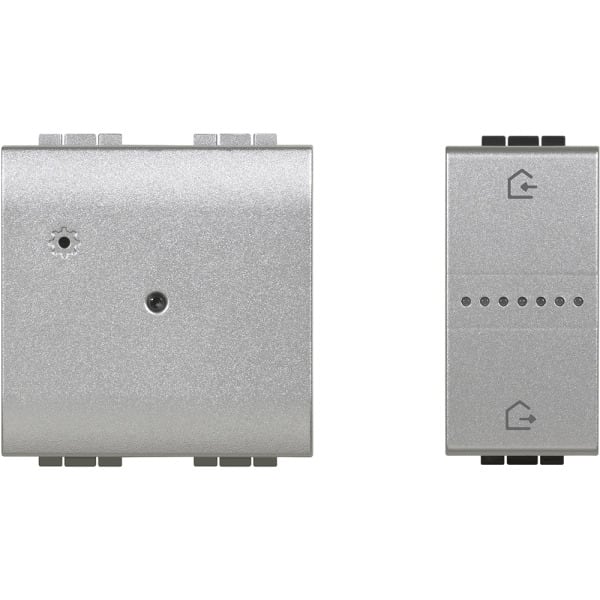 BTICINO - Gateway + 1-moduliger Masterswitch LivingLight with Netatmo, Farbe: Tech