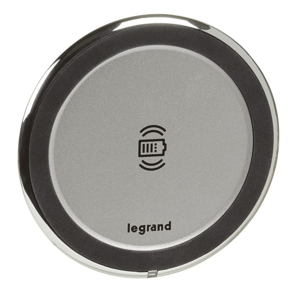 LEGRAND - Mosaic Wireless Charging Aufladestation IK08 IP66 mit Smartphone-Halterung, 10W