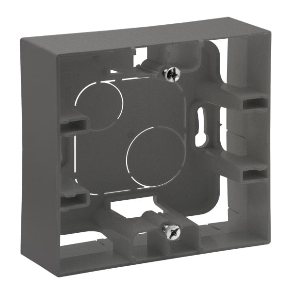 LEGRAND - Niloe Step Aufputzgehäuse 1-fach Farbe: Schwarz