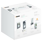 BTICINO - Flex'ONE Video-Set mit LINEA3000 Black, CLASSE 300EOS und Netatmo-Kamera