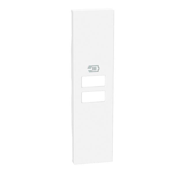 BTICINO - LivingNow Abdeckung 1-modulig für USB-Ladesteckdose, 2 USB-Buchsen, Farbe White