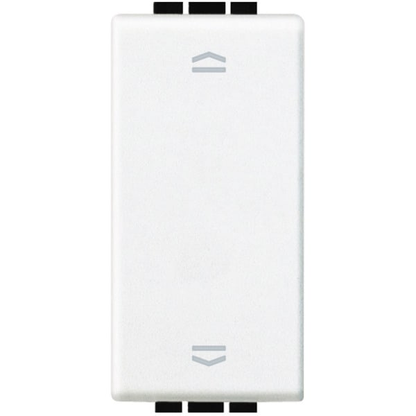 BTICINO - LivingLight Jalousieschalter 1-modulig inkl. Wippe in der Farbe WEISS