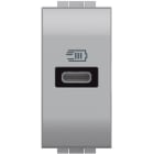 BTICINO - LivingLight USB-Ladesteckdose 1-modulig mit 1x USB-C in der Farbe Tech