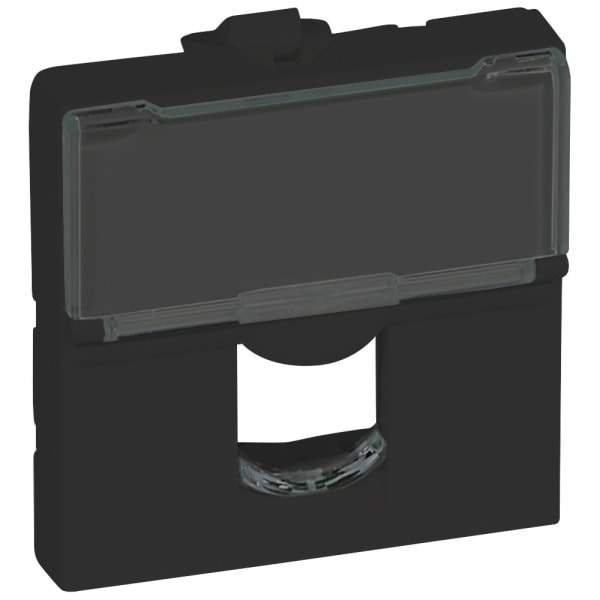 LEGRAND - Mosaic KEYSTONE Adapter 1-fach, 2-modulig, Farbe: Schwarz