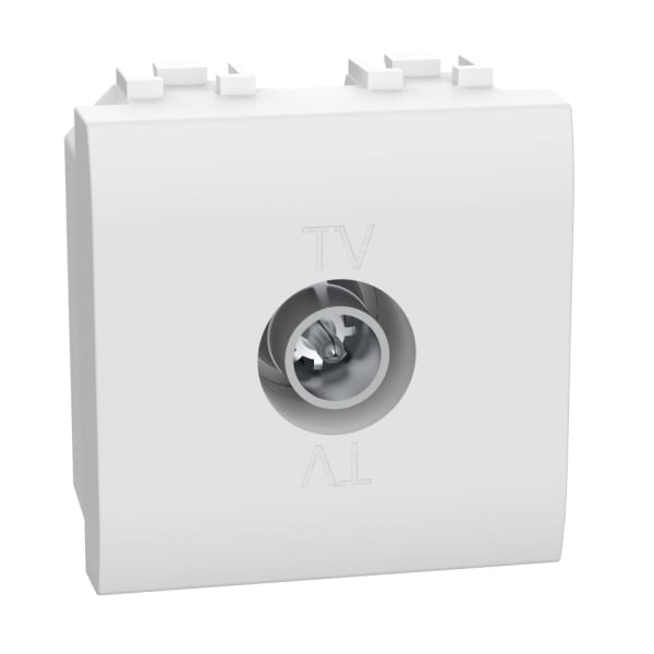 LEGRAND - LivingLight TV-Dose für Einzelanschluss 1-modulig in der Farbe WEISS
