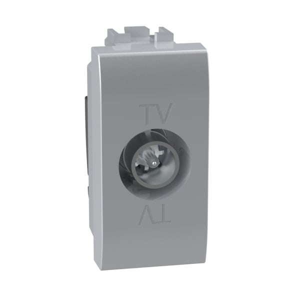 LEGRAND - LivingLight TV-Dose für End- und Einzelanschluss 1-modulig in der Farbe TECH