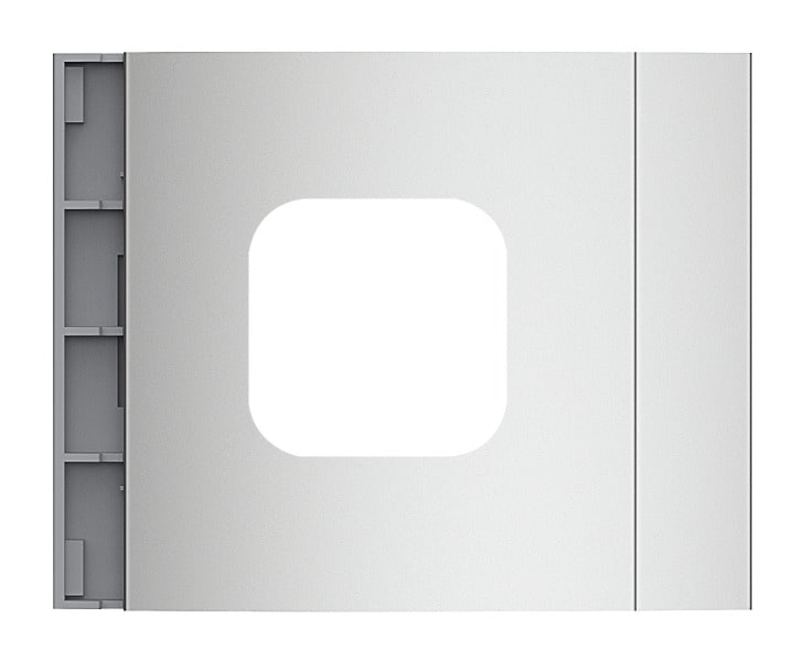 BTICINO - SFERA Leermodul für ekey-Fingerprint sLine, Farbe: Allmetal