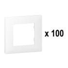 LEGRAND - Niloe Step Bigbox 100 X 1-fach Rahmen Farbe Ultraweiß