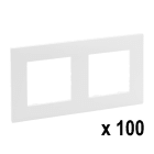 LEGRAND - Niloe Step Bigbox 100 X 2-fach Rahmen Farbe Ultraweiß