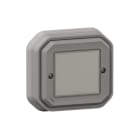 LEGRAND - Plexo New with Netatmo Wandsender Licht 1-fach, IP 55, Farbe: Grau