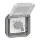 LEGRAND - Plexo New Einsatz elektronischer Thermostat in der Farbe: Grau/ Ultraweiß