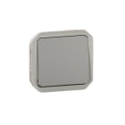 LEGRAND - Plexo New Einsatz Wechselschalter 10 AX, Steckklemmen (SL), IP 55, IK 08, Grau