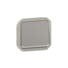 LEGRAND - Plexo New Einsatz Taster Kontroll 10 A, Steckklemmen (SL), IP 55, IK 08, Grau