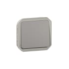 LEGRAND - Plexo New Einsatz Taster 10 A, Steckklemmen (SL), IP55, IK08, in der Farbe: Grau