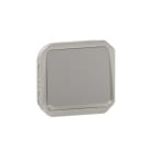 LEGRAND - Plexo New Einsatz Taster beleuchtet 10 A, Steckklemmen (SL), IP 55, IK 08, Grau