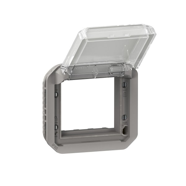 LEGRAND - EXP_KLA Plexo New Einsatz Mosaic Adapter mit transparentem Klappdeckel