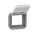 LEGRAND - Plexo New Einsatz Mosaic Adapter mit transparentem Klappdeckel