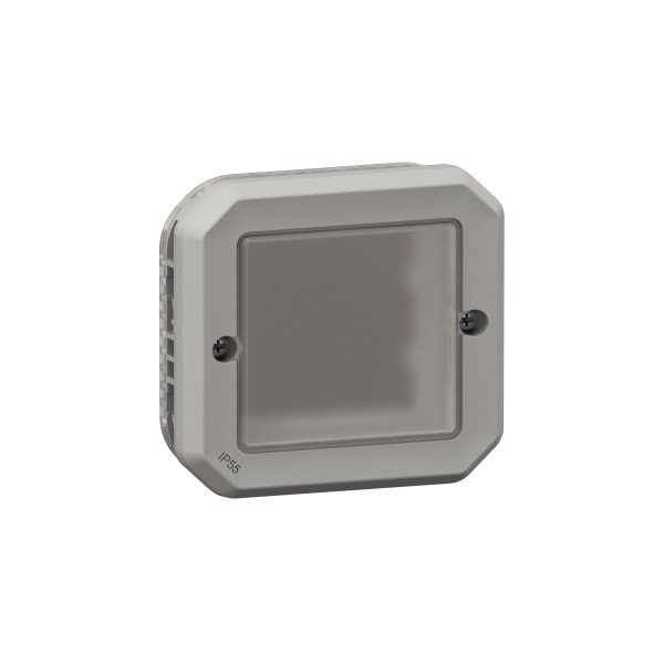 LEGRAND - Plexo New Einsatz Mosaic Adapter mit flexibler Membran für Mosaic Einsätze Grau