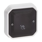 LEGRAND - Plexo New Einsatz berührungsloser Schalter 24W Tor 12-24-48 VDC, IP55 IK06, Grau