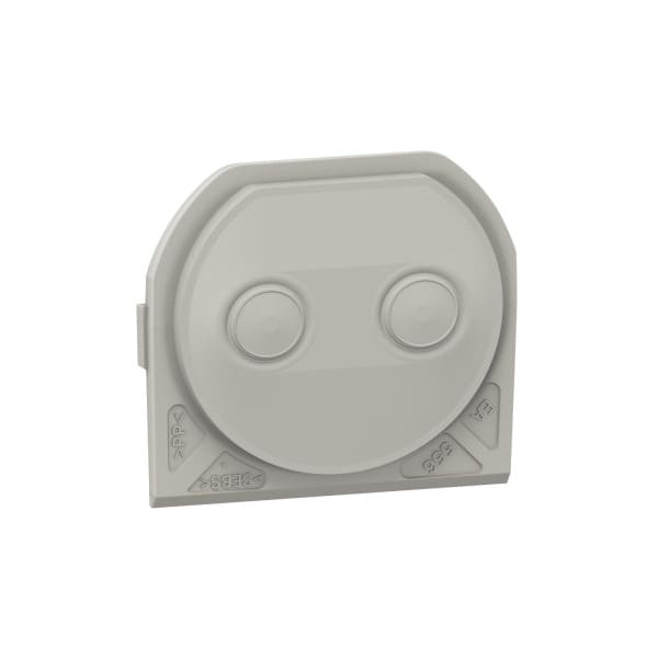LEGRAND - Plexo New 2-fach Kabeleinführung in der Farbe: Grau
