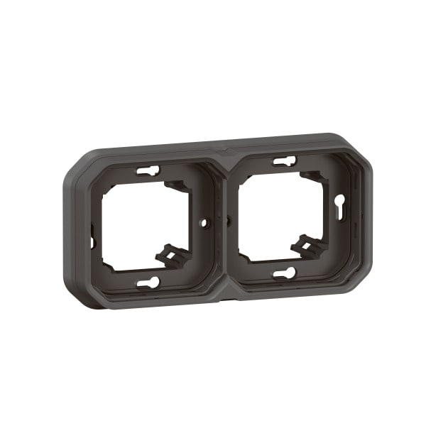 LEGRAND - Plexo New FRUP 2-fach Tragring, horizontal und vertikal in der Farbe: Anthrazit