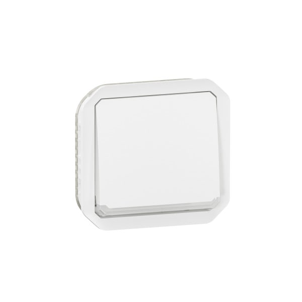LEGRAND - Plexo New Einsatz Wechselschalter beleuchtet 10AX,Steckklemm,IP55,IK08,Ultraweiß