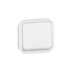 LEGRAND - Plexo New Einsatz Wechselschalter beleuchtet 10AX,Steckklemm,IP55,IK08,Ultraweiß