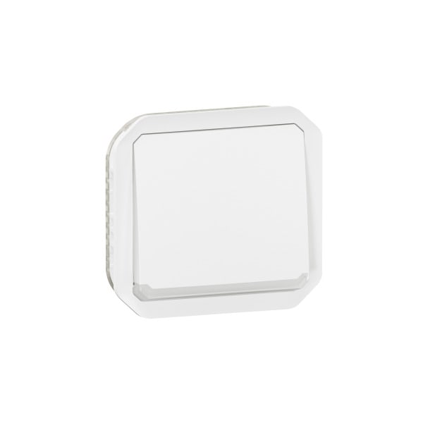 LEGRAND - Plexo New Einsatz Taster Wechselkontakt bel 10A, Steckklem, IP55 IK08, Ultraweiß