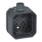 LEGRAND - Plexo New 1-fach Gehäuse mit Kabeleinführung ISO 20 in der Farbe: Anthrazit